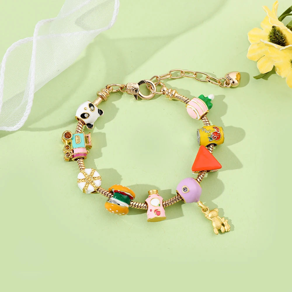 Fast Food Charm Bracelet