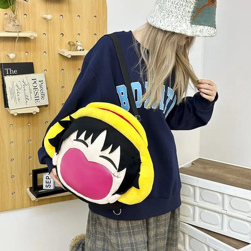 Luffy Plush Big Mouth Backpack