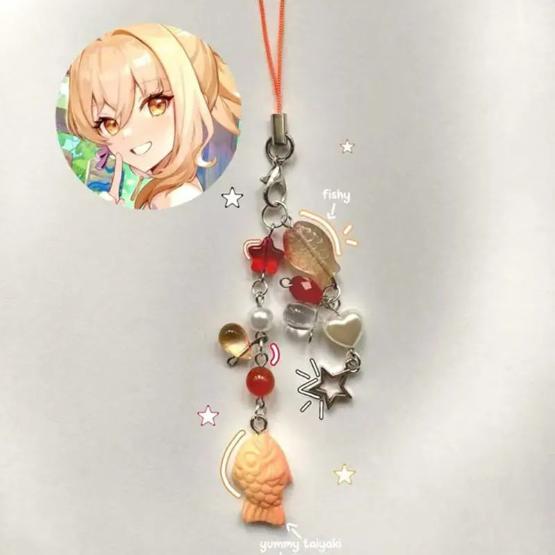 Genshin Impact Yoimiya Phone Charm/Keychain