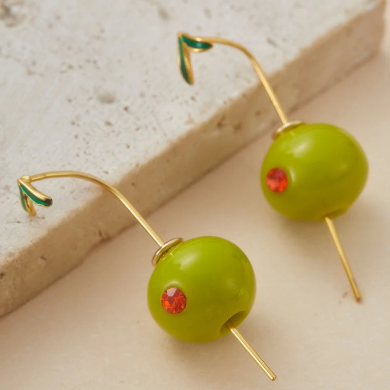 Olive Earrings S6c86305fbc294c07a03207224ea75922E
