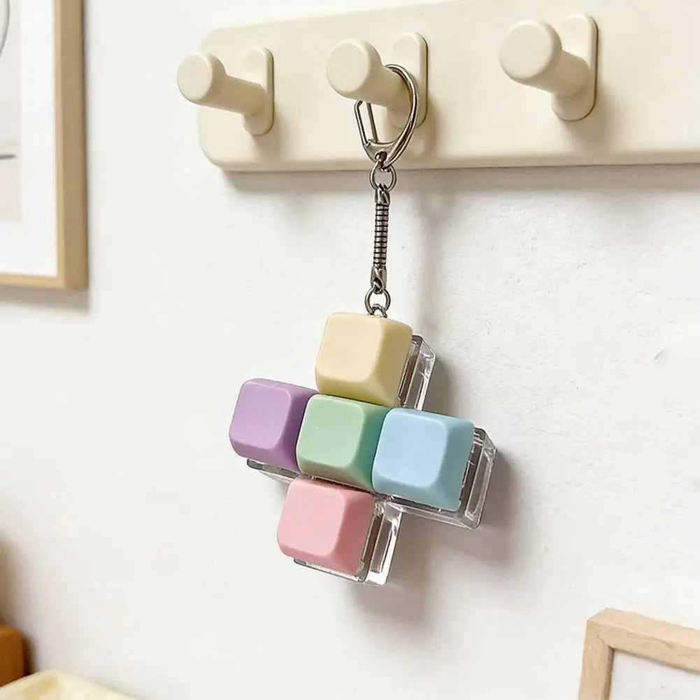 Keyboard Fidget Clicker Keychain