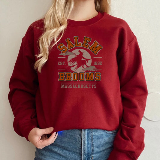 Salem Broom Co Sweatshirt-The Pink Controller