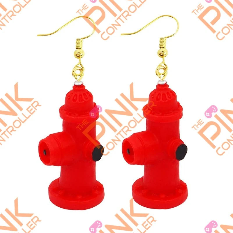 Spring Quirk Drop Earrings - Hydrant