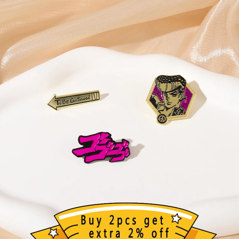 JoJo’s Bizarre Adventure Enamel Pins