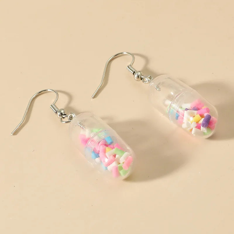 8 Novelty Drop Earrings - The Pink Controller