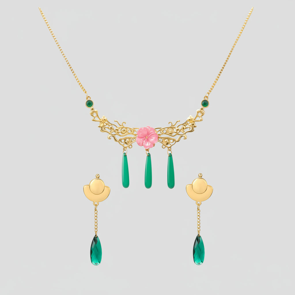 The Apothecary Diaries Maomao Cosplay Necklace/Earrings S9a18021b640641dd90113ec8e1ec3dc3I