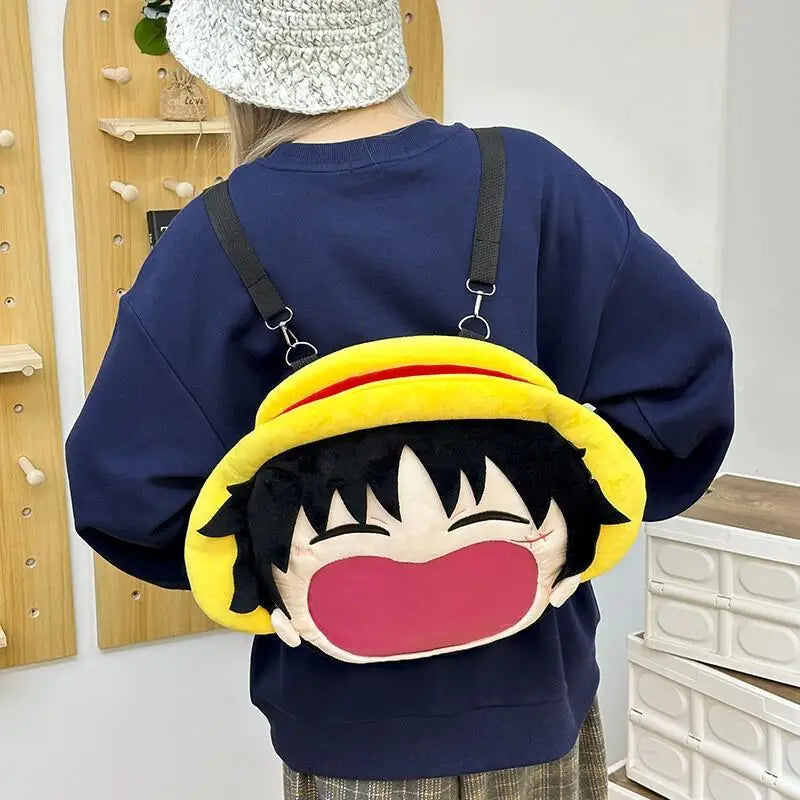 Luffy Plush Big Mouth Backpack