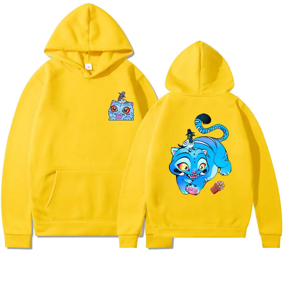 Derpy Blue Tiger Hoodie