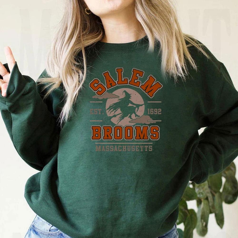 Salem Broom Co Sweatshirt-The Pink Controller - The Pink Controller 
