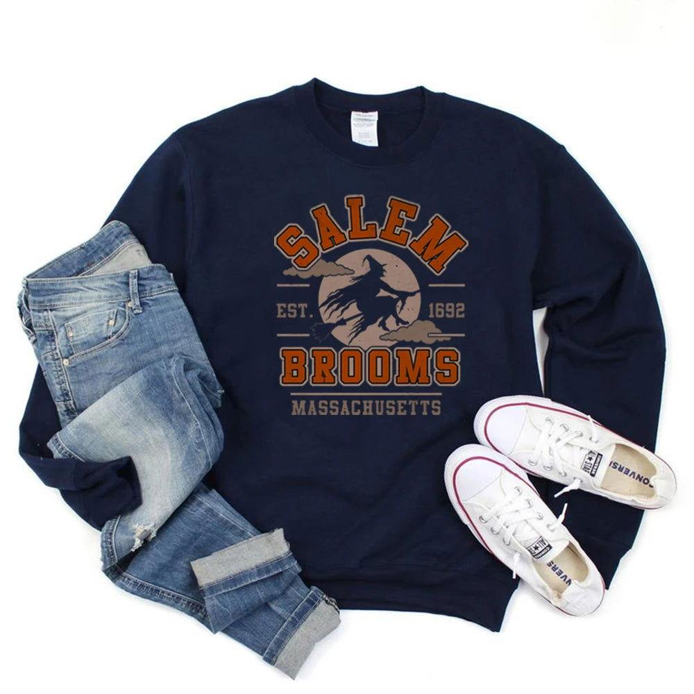 Salem Broom Co Sweatshirt-The Pink Controller - The Pink Controller 