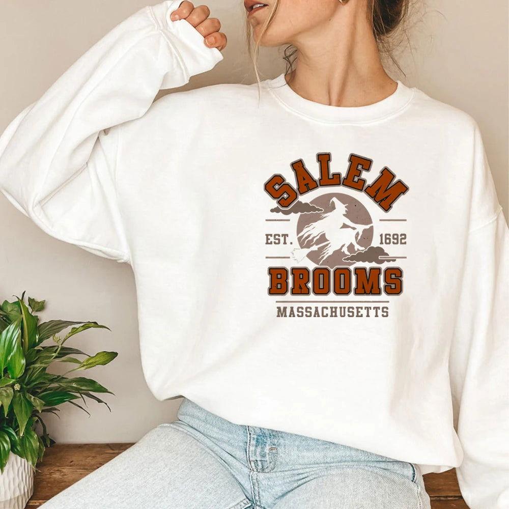Salem Broom Co Sweatshirt-The Pink Controller - The Pink Controller 