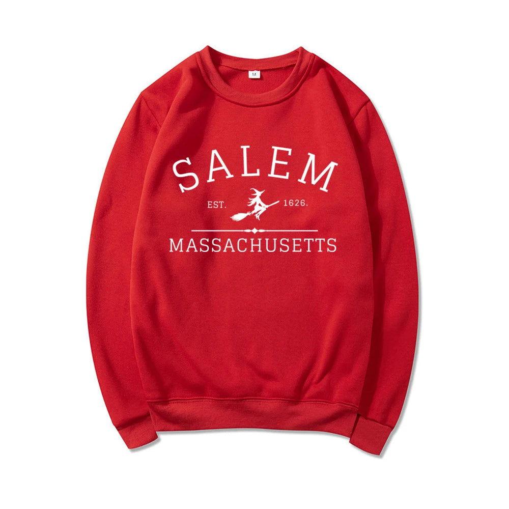 Salem Massachusetts Crewneck - The Pink Controller 