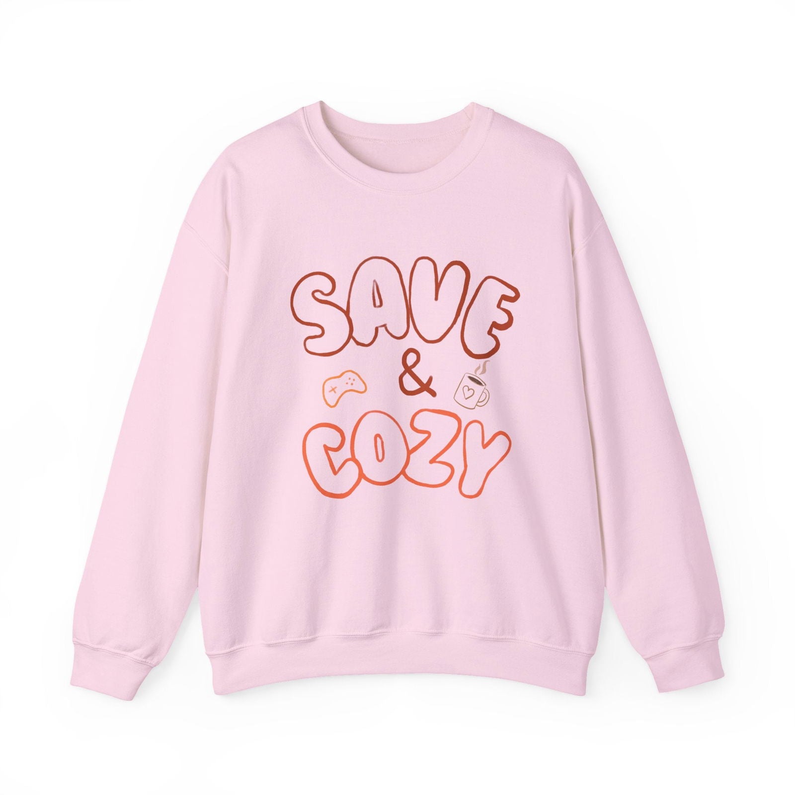 Save and Cozy Sweatshirt - The Pink Controller 