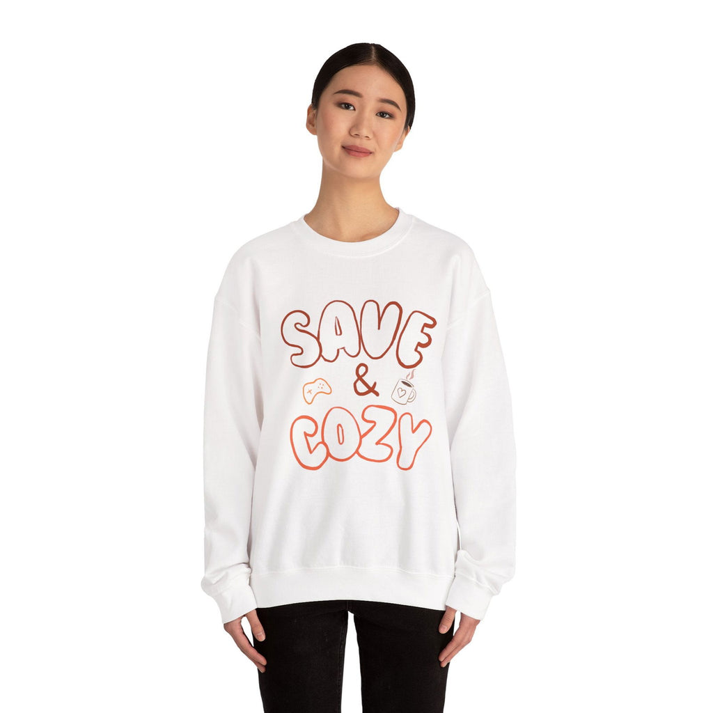 Save and Cozy Sweatshirt - The Pink Controller 