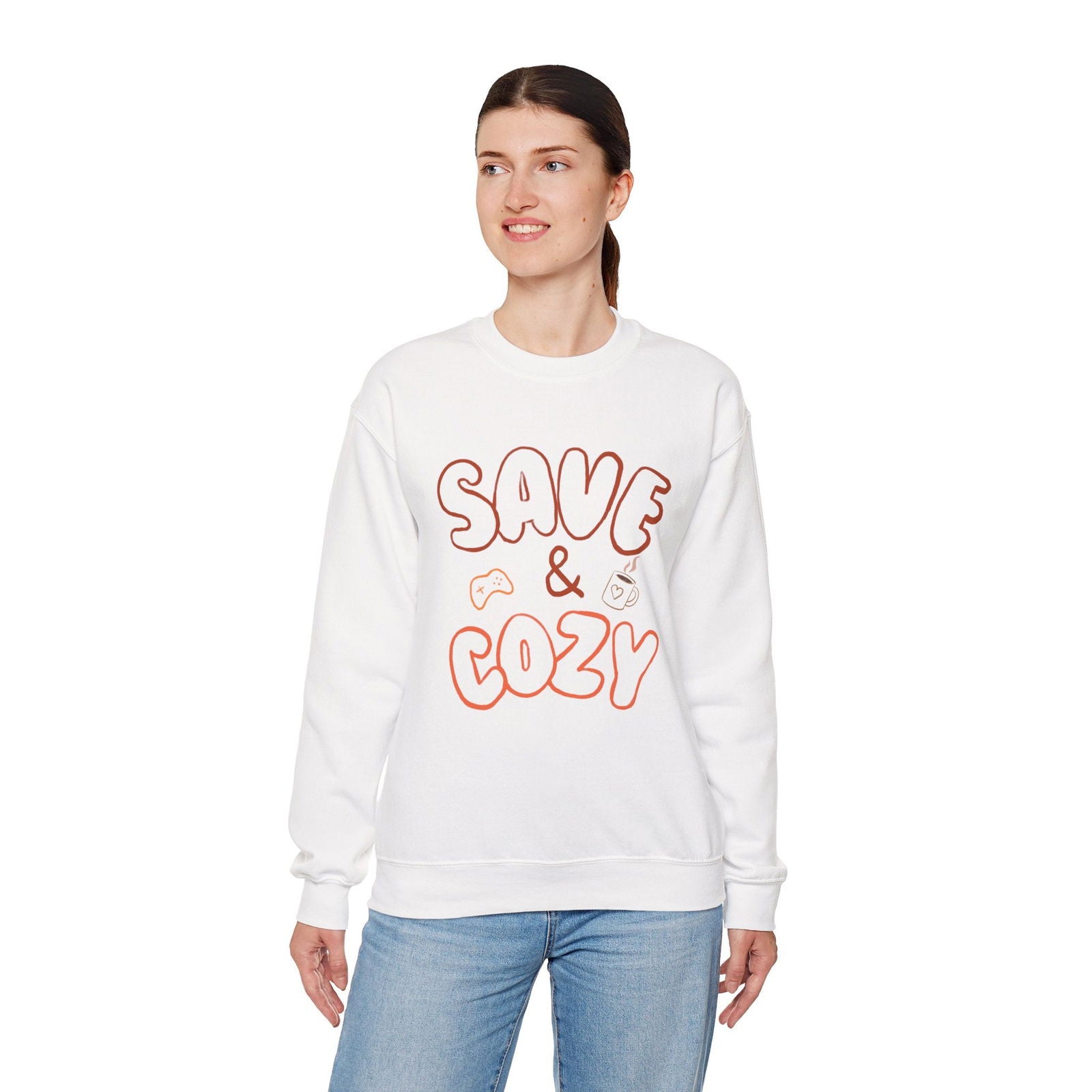 Save and Cozy Sweatshirt - The Pink Controller 