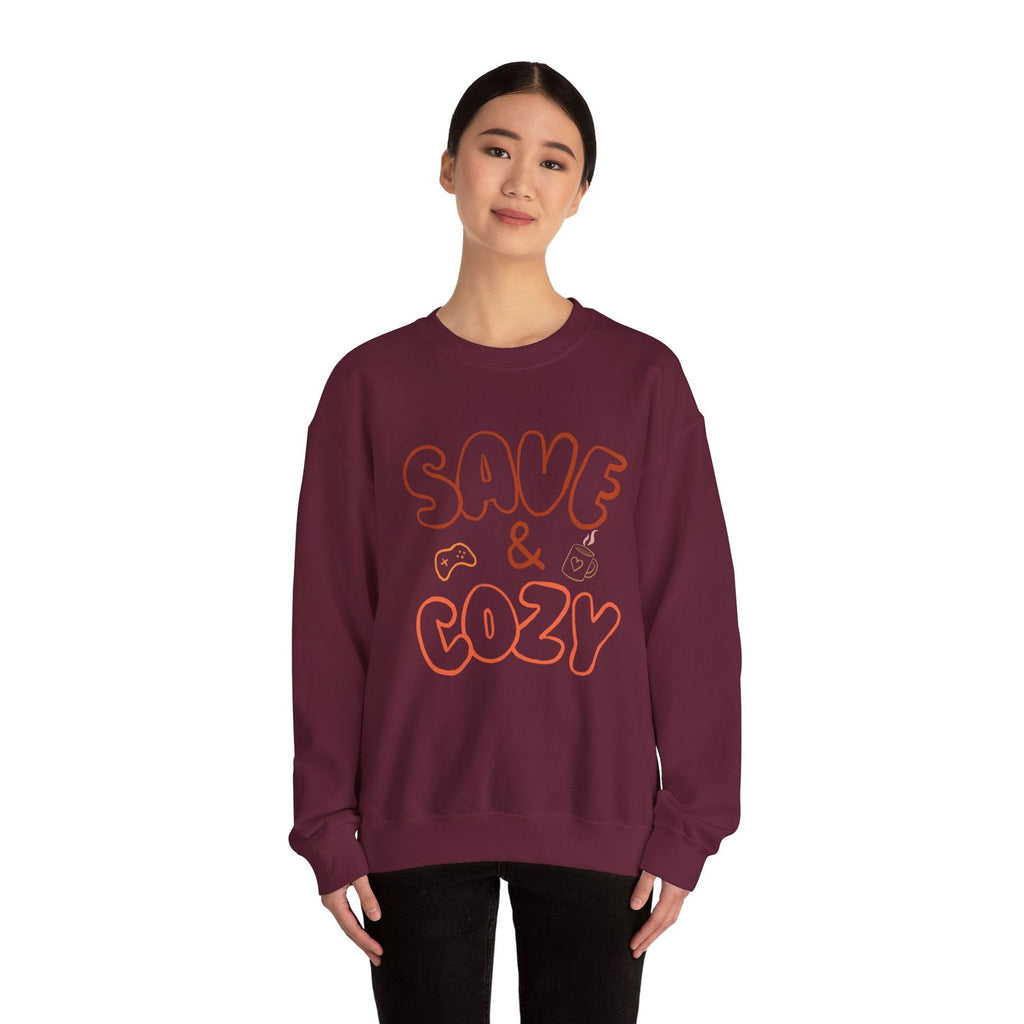 Save and Cozy Sweatshirt - The Pink Controller 