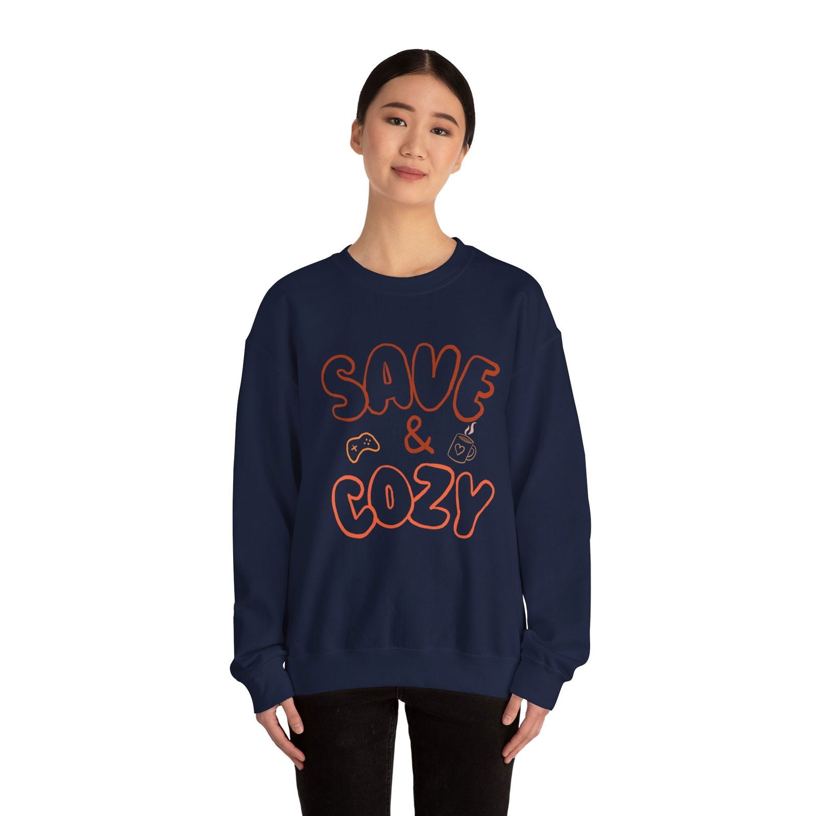 Save and Cozy Sweatshirt - The Pink Controller 