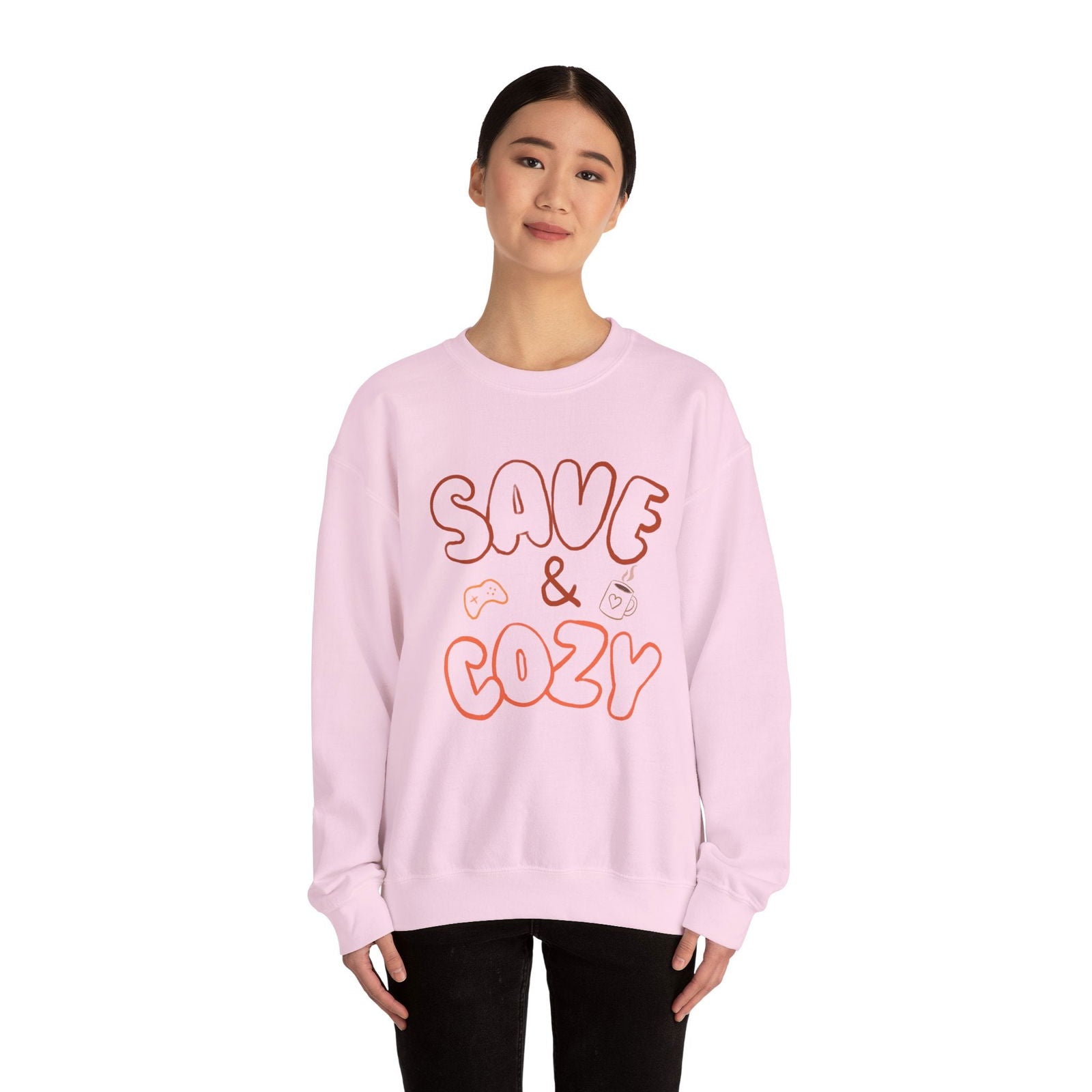 Save and Cozy Sweatshirt - The Pink Controller 