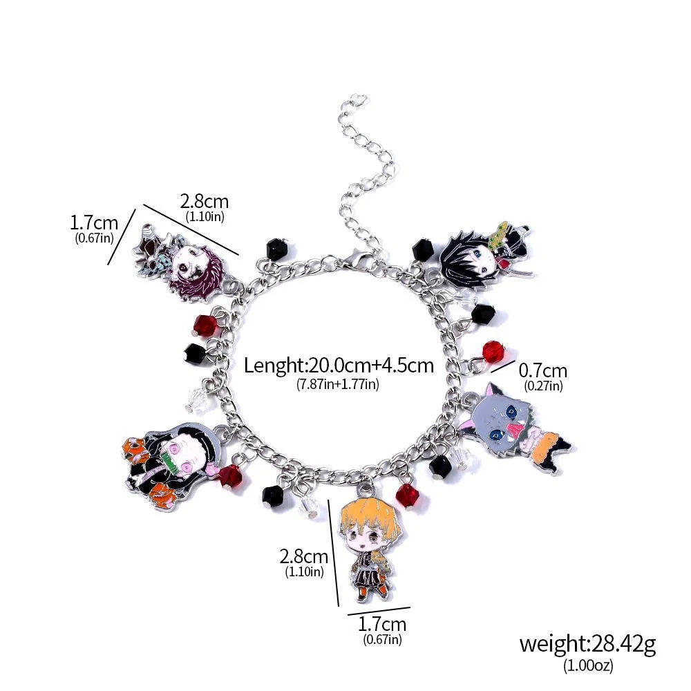Demon Slayer Charm Bracelet