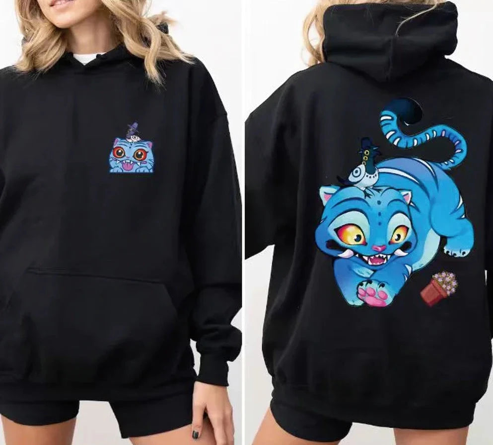 Derpy Blue Tiger Hoodie