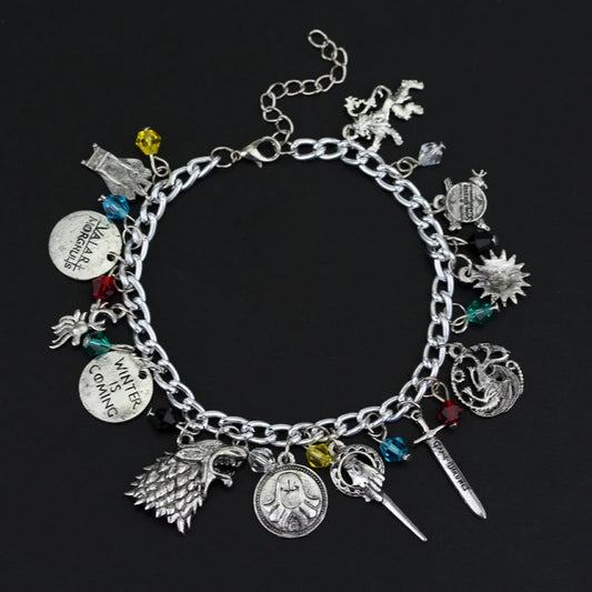 Song of Fire and Ice Charm Bracelet