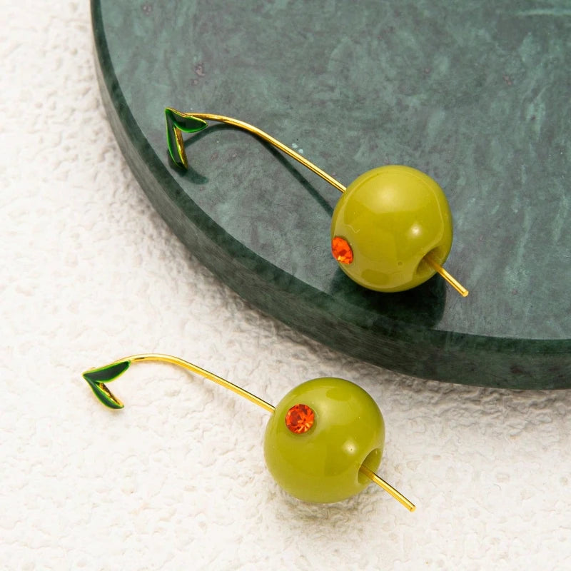 Olive Earrings WA7285-1 Sc557730f115a40f6bb000f3d0a62d50cD