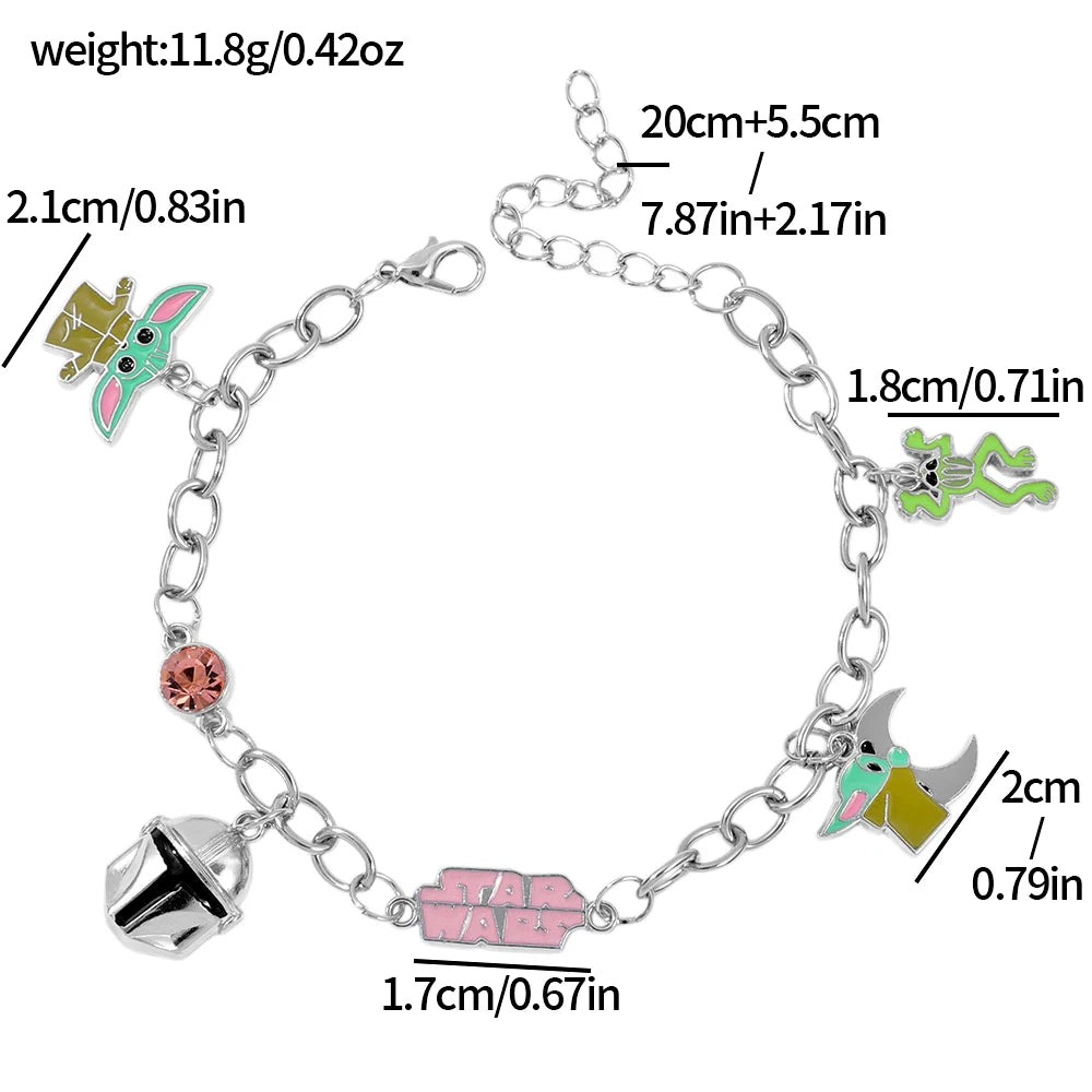 Grogu Charm Bracelet - The Mandalorian-inspired Sc591f0c9af2e4f0caa097a0ab23848fcA