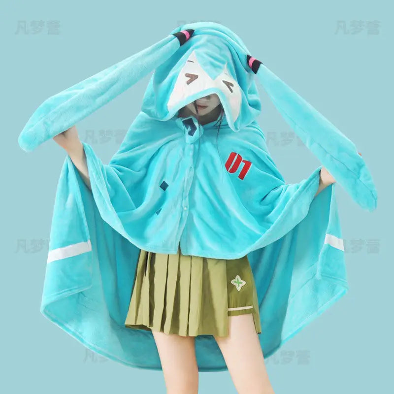 Miku Flannel Cloak