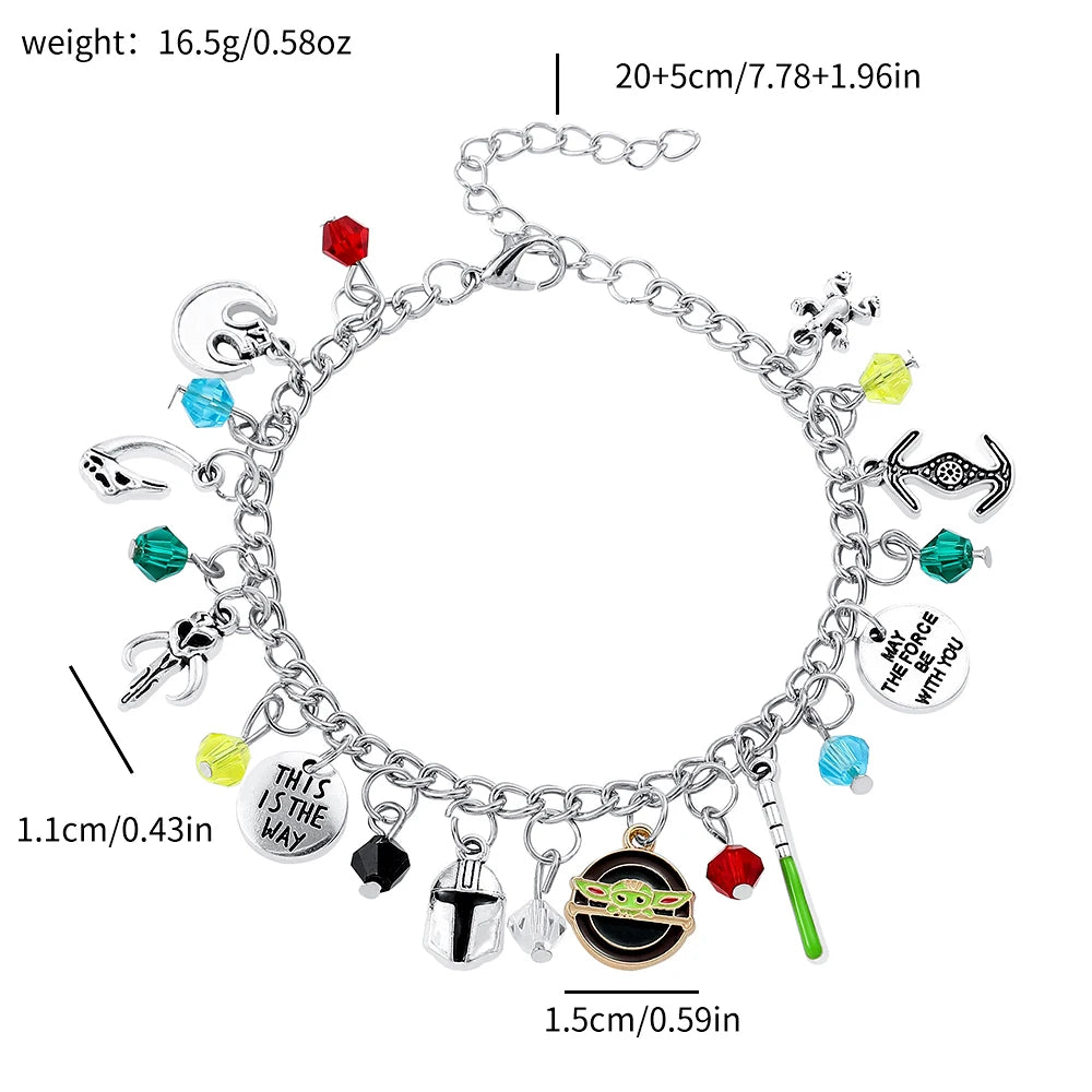 Mandalorian Charm Bracelet - Sd6899d00267a43d3b1982521cfcc6c2co
