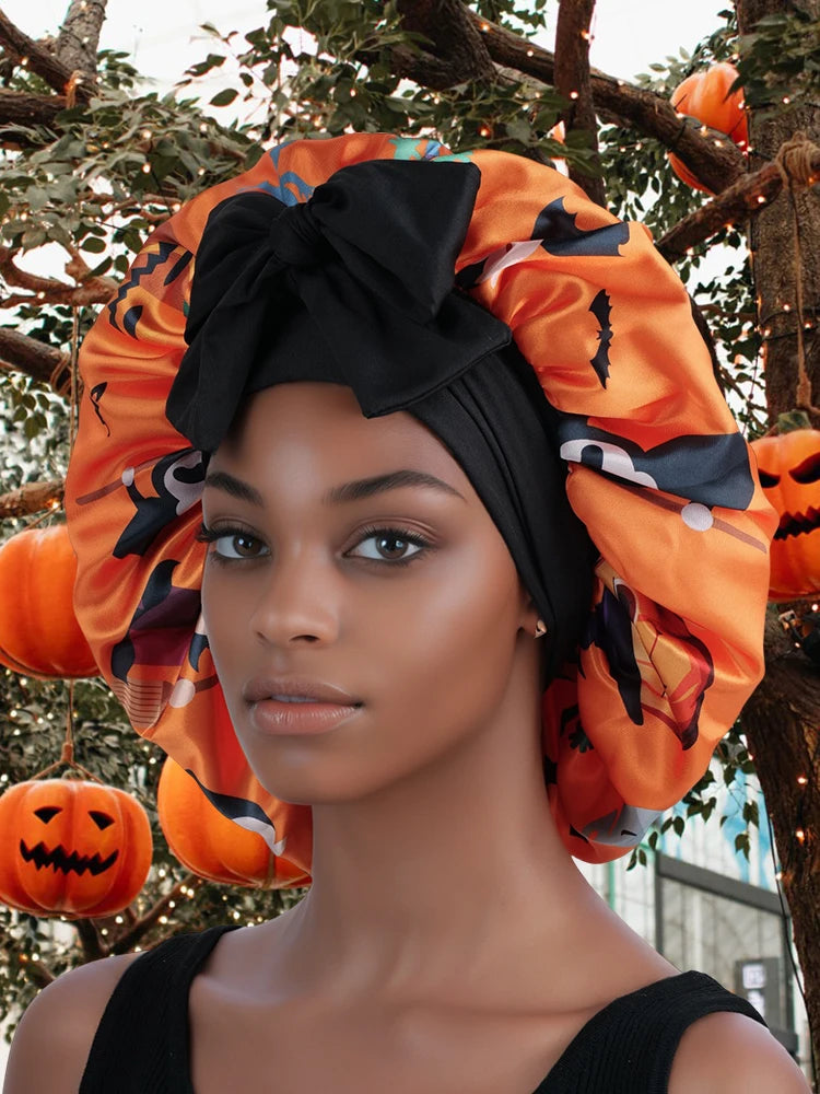 Spooky Season Black Satin Bonnet Sdb7166edea724e3ab62cc6877828bf72d