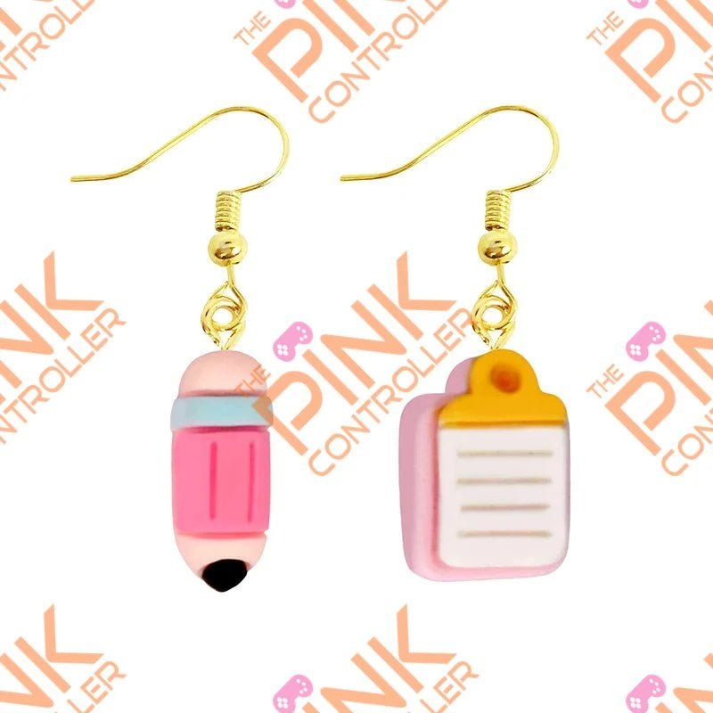 Spring Quirk Drop Earrings - Pad and Pencil