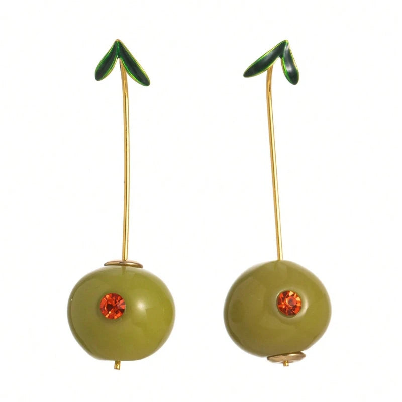 Olive Earrings Se0fc811d0fce4207b1f3099059efd292c