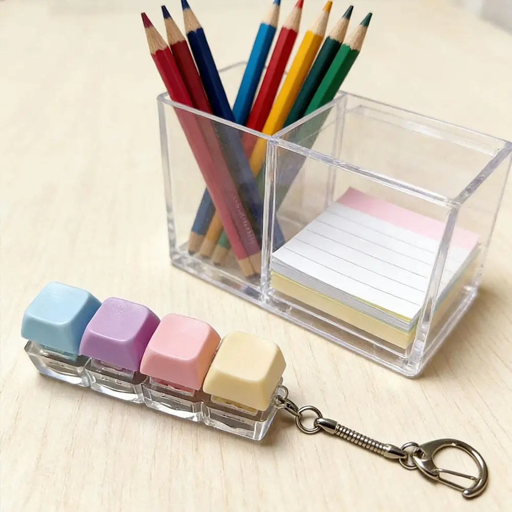 Keyboard Fidget Clicker Keychain