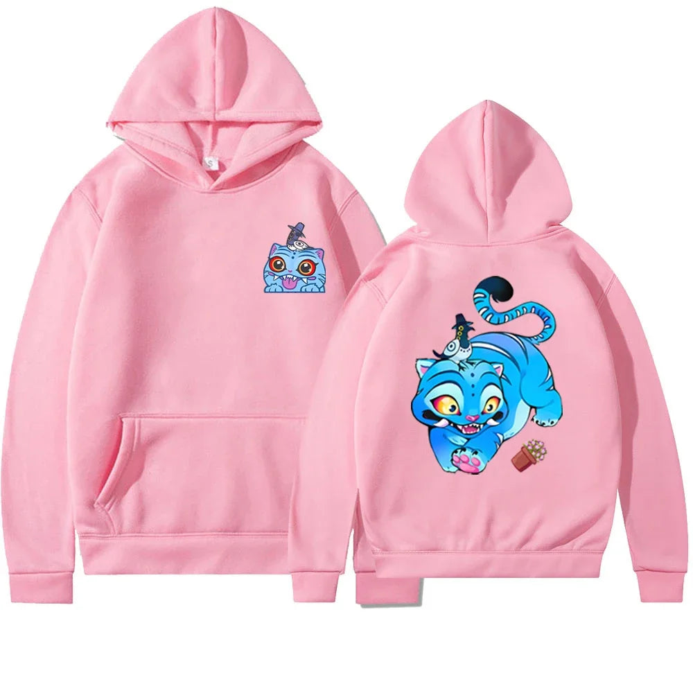 Derpy Blue Tiger Hoodie