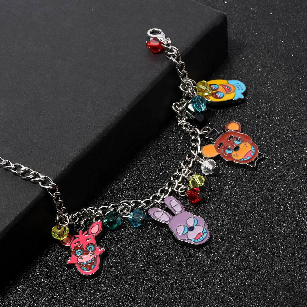 FNAF (Five Nights at Freddies) Charm Bracelet Seecd5249a536401784ae4e44ceac919af
