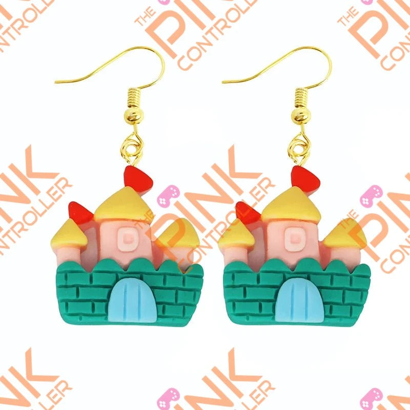 Spring Quirk Drop Earrings - Castle