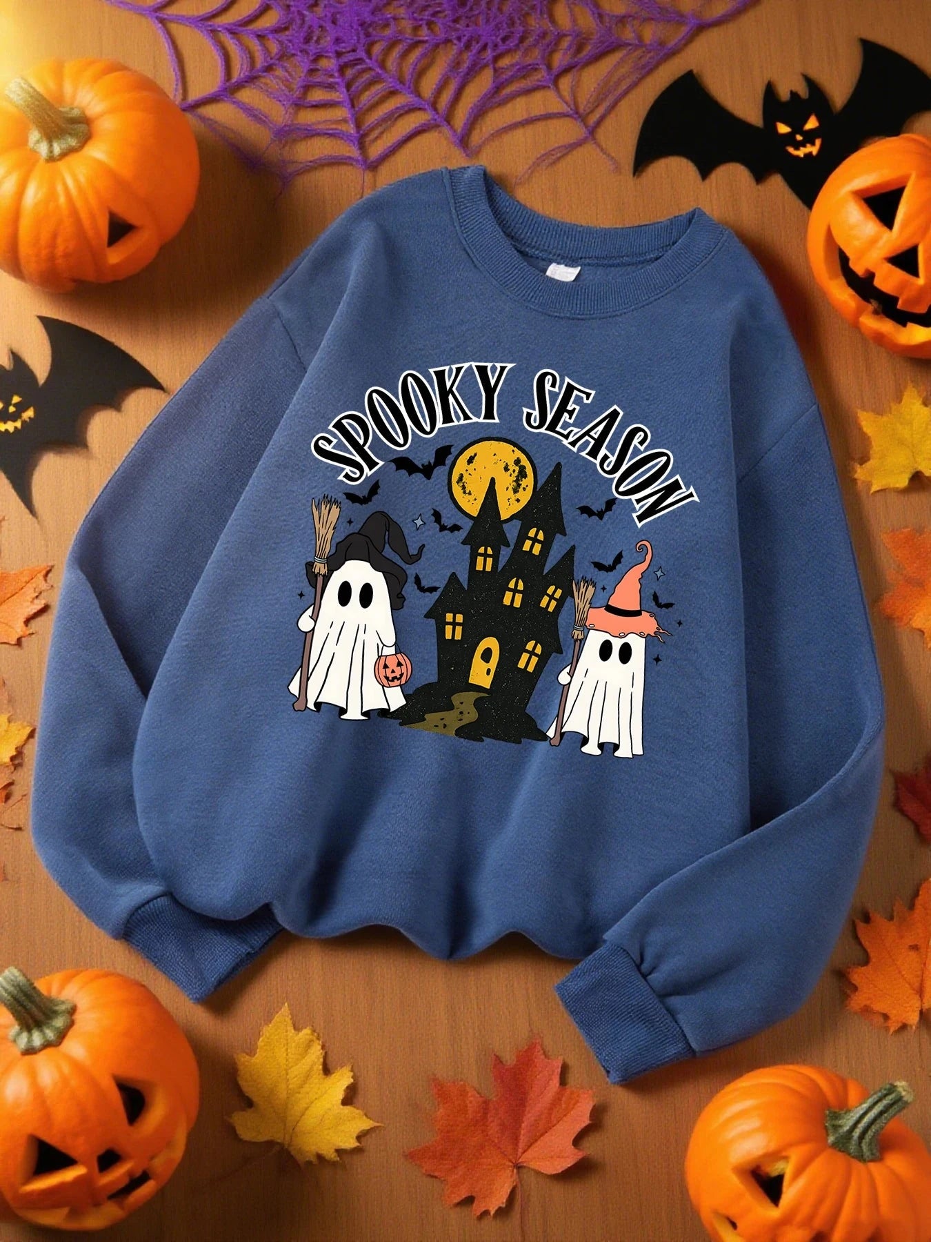 Spooky Season Autumn Sweatshirt - The Pink Controller 