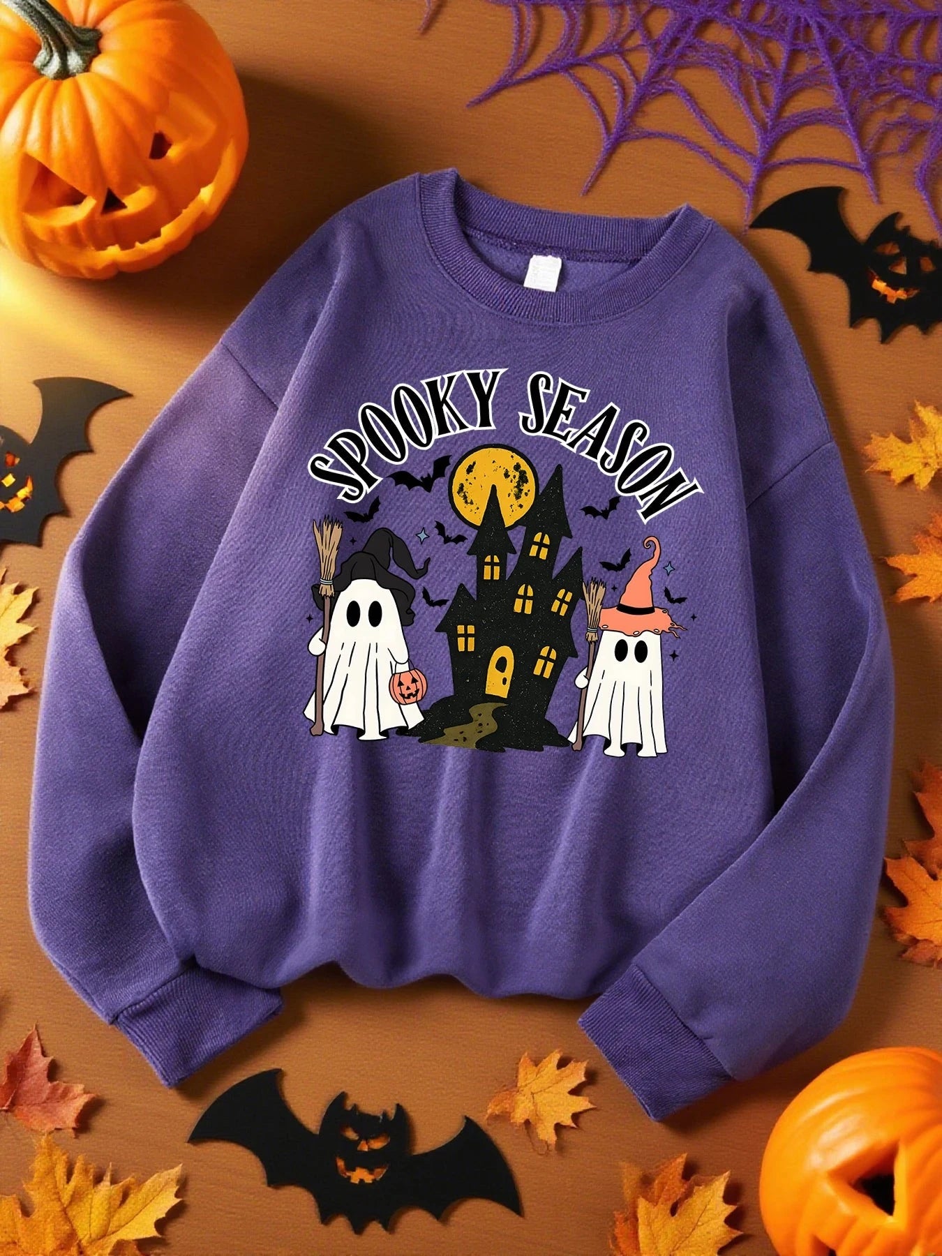 Spooky Season Autumn Sweatshirt - The Pink Controller 