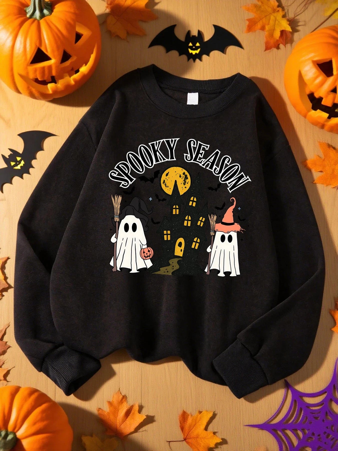 Spooky Season Autumn Sweatshirt - The Pink Controller 