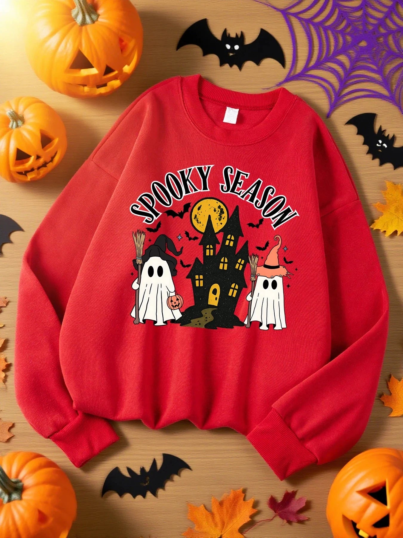 Spooky Season Autumn Sweatshirt - The Pink Controller 