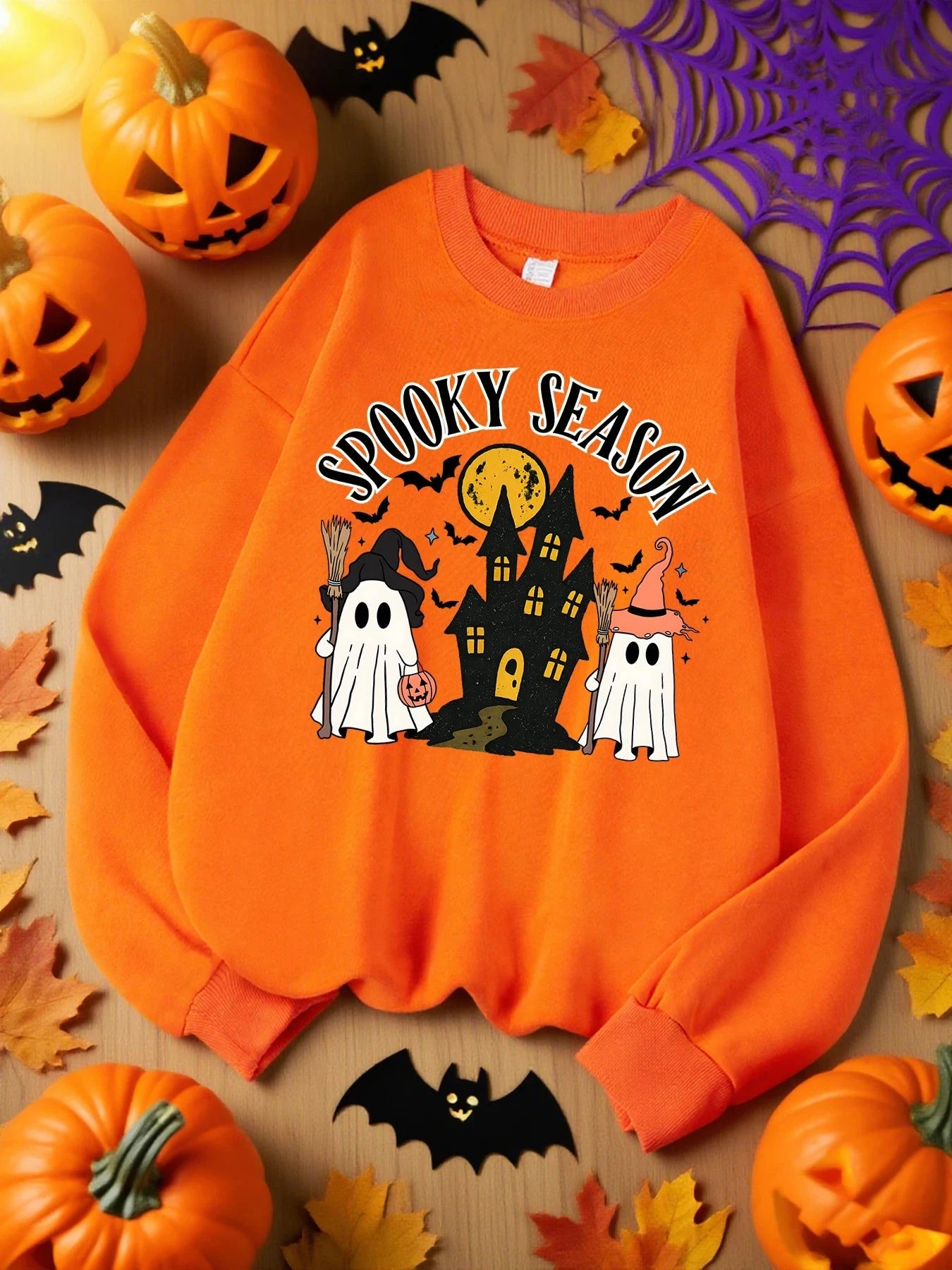 Spooky Season Autumn Sweatshirt - The Pink Controller 