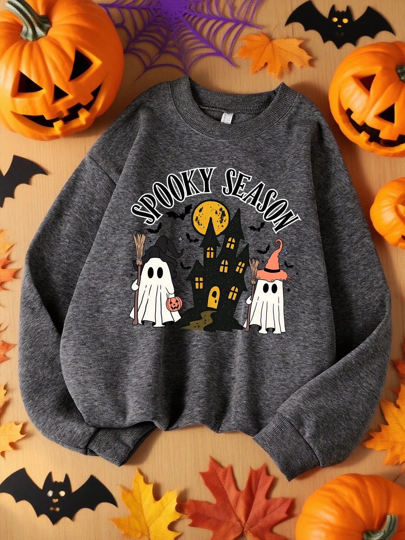 Spooky Season Autumn Sweatshirt - The Pink Controller 