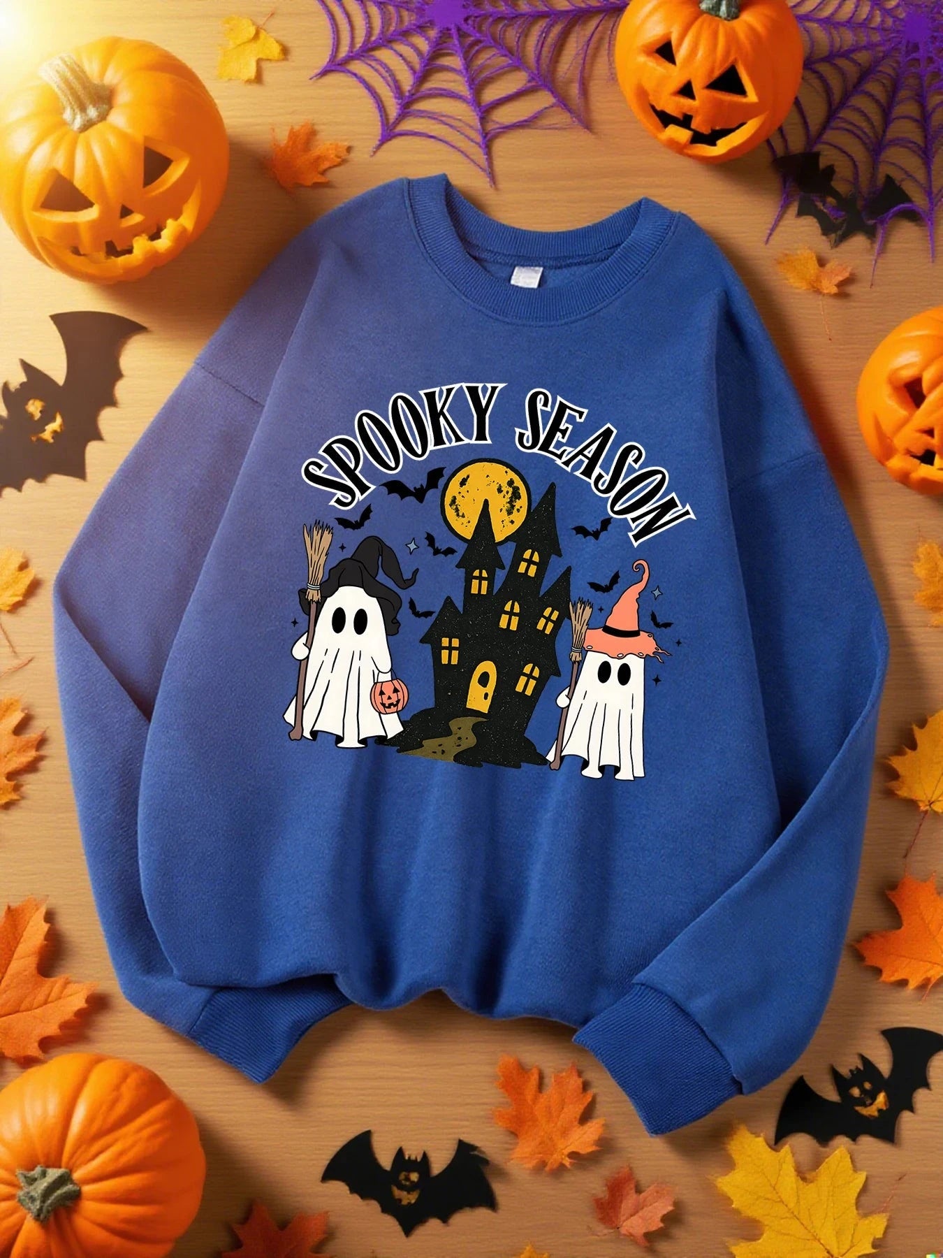 Spooky Season Autumn Sweatshirt - The Pink Controller 