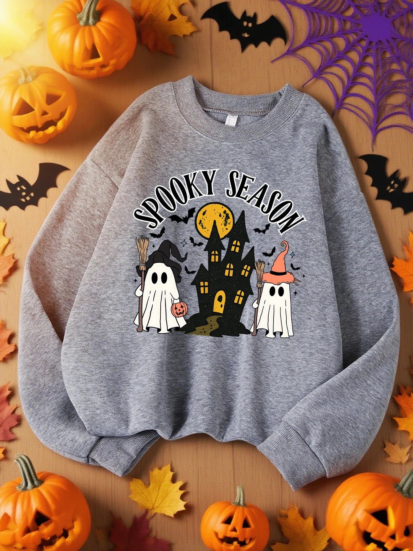 Spooky Season Autumn Sweatshirt - The Pink Controller 