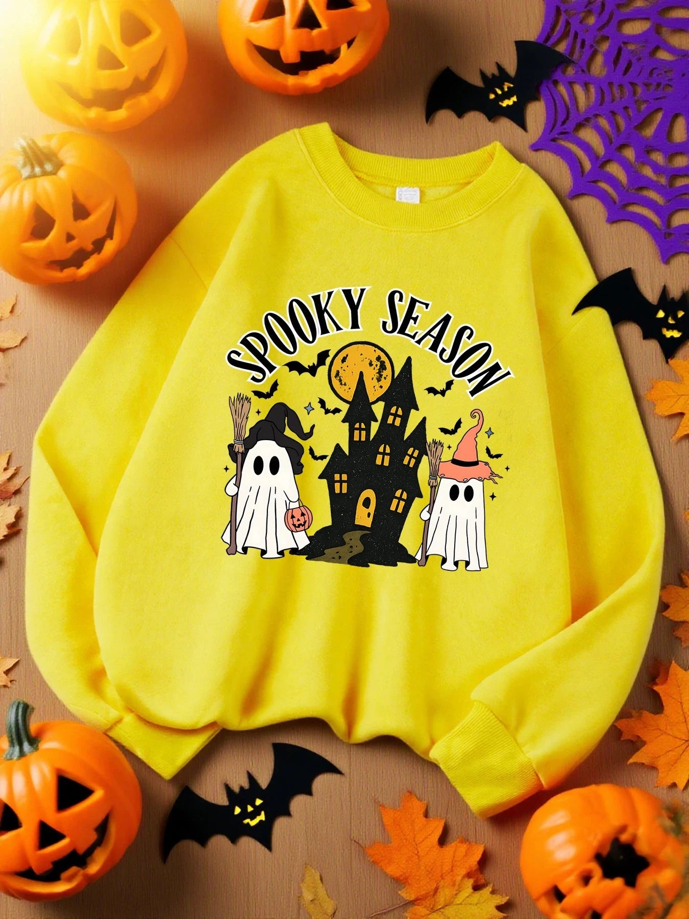 Spooky Season Autumn Sweatshirt - The Pink Controller 