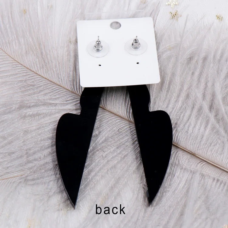 Spooky Season Ghost Face Earrings