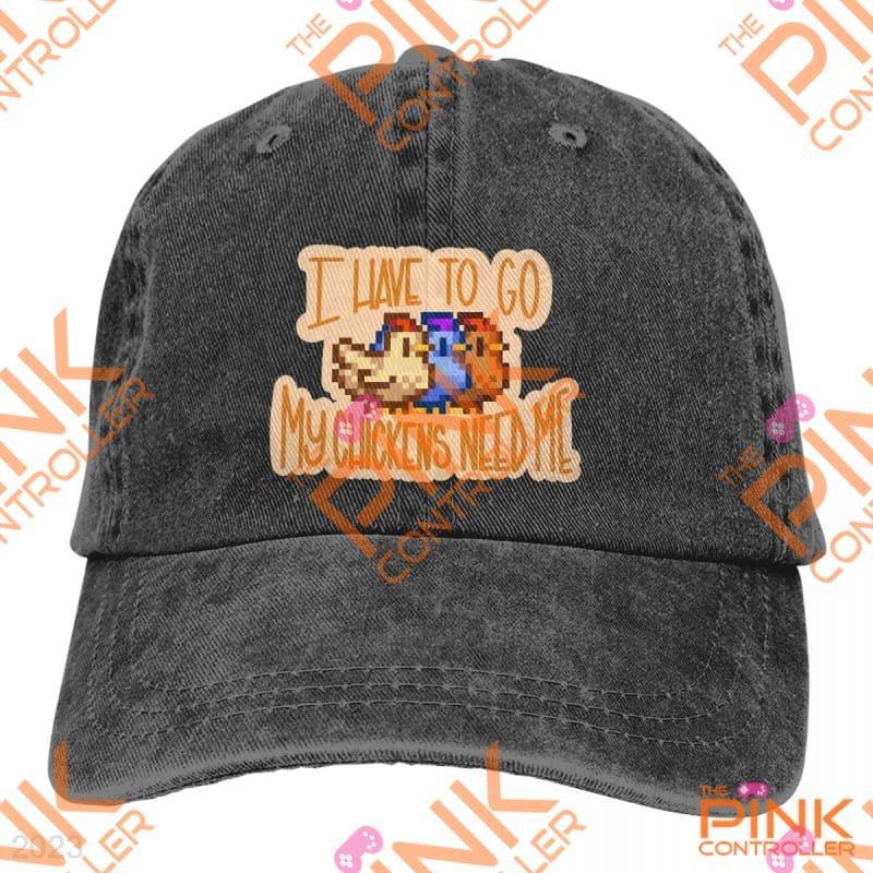 Star Dew Valley Chickens Cap - The Pink Controller 