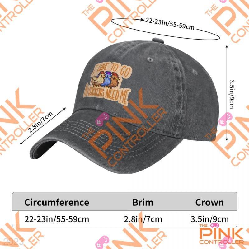Star Dew Valley Chickens Cap - The Pink Controller 