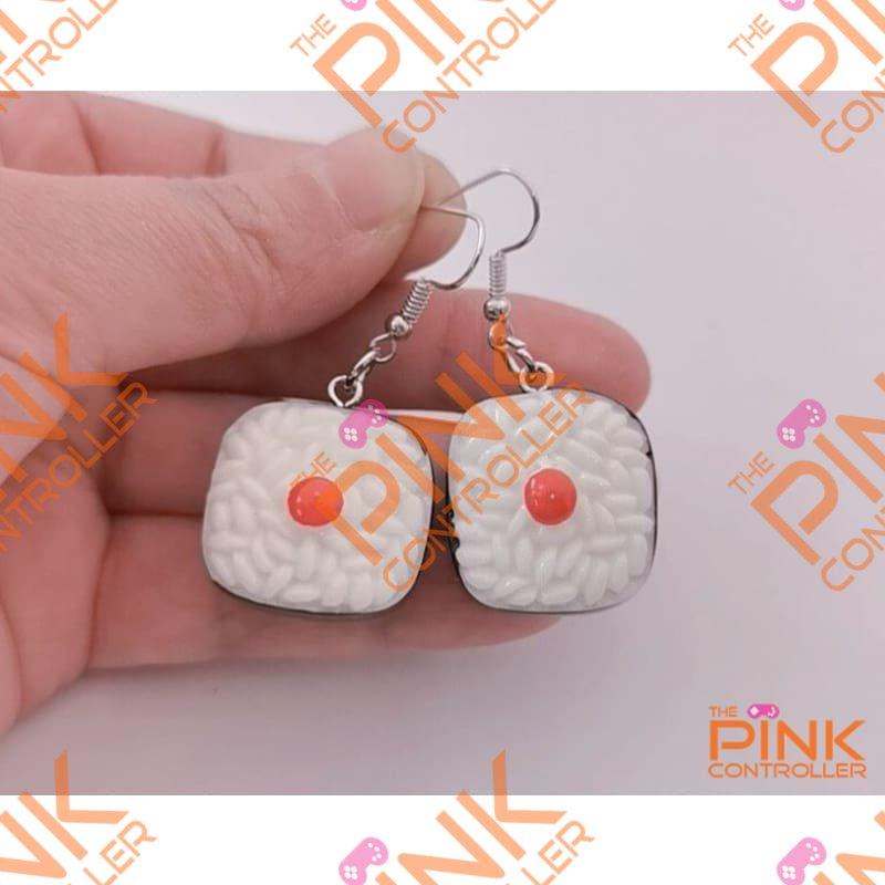 Sushi Earrings - The Pink Controller 