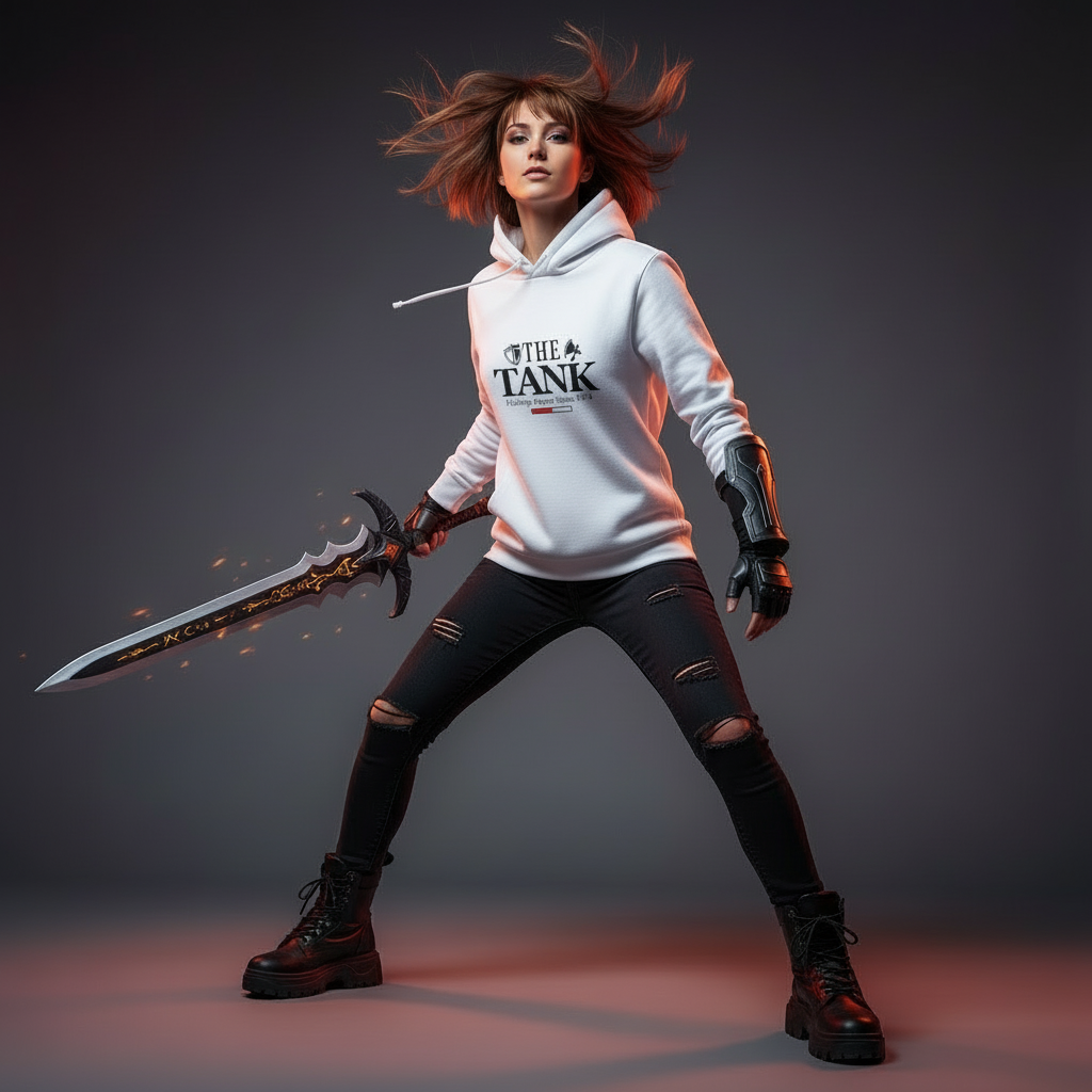 The Tank Long Sleeve Tee - The Pink Controller 